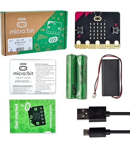 Amazon.com: KEYESTUDIO Micro:bit V2 Go Bundle Kit (5 Pack Microbit
